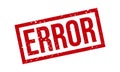 Error Rubber Stamp. Error Rubber Grunge Stamp Seal Vector Illustration Royalty Free Stock Photo