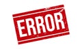 Error Rubber Stamp. Error Rubber Grunge Stamp Seal Vector Illustration Royalty Free Stock Photo