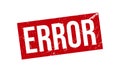 Error Rubber Stamp. Error Rubber Grunge Stamp Seal Vector Illustration Royalty Free Stock Photo
