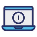 error on screen, Computer Isolated Vector icon which can easily modify or edit Royalty Free Stock Photo