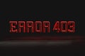 403 Error server Forbidden on website page