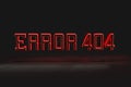 404 Error server not found on website page