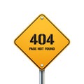 404 error sign, page not found