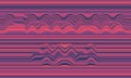 Error 404. Vector striped background. Abstract color waves. Sound wave oscillation. Funky curled lines. Royalty Free Stock Photo