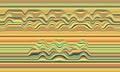 Error 404. Vector striped background. Abstract color waves. Sound wave oscillation. Funky curled lines. Royalty Free Stock Photo