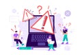 404 error web page vector illustration Royalty Free Stock Photo