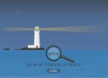 404 error webpage with lighthouse
