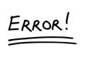 ERROR