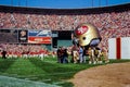 49ers at Candlestick Park, San Francisco, CA Royalty Free Stock Photo