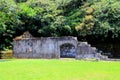 The Ershawan Fort is a traditional Chinese-style fort building located in Keelung, Taiwan Royalty Free Stock Photo