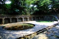 The Ershawan Fort is a traditional Chinese-style fort building located in Keelung, Taiwan Royalty Free Stock Photo