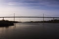 The Erskine Bridge over the river Clyde