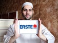 Erste Group Bank logo Royalty Free Stock Photo