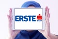 Erste Group Bank logo Royalty Free Stock Photo