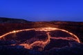 Erta Ale lava lake Royalty Free Stock Photo