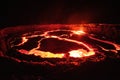 Erta Ale`s lava lake Royalty Free Stock Photo