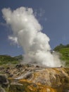 Erupting geysers
