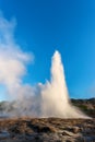 Erupting of Geysir geyser Royalty Free Stock Photo