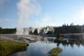 riverside geysers in Yellowstone National Park
