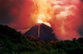 Erupting volcano Royalty Free Stock Photo