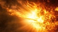 eruption collapsing solar flare Royalty Free Stock Photo