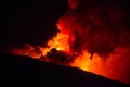 Eruption etna Royalty Free Stock Photo