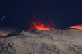 Eruption etna Royalty Free Stock Photo