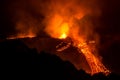 Eruption etna Royalty Free Stock Photo