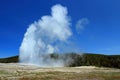 Yellowstone National Park, Eruption of Old Faithful Geyser, Wyoming, USA