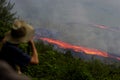 Eruption on Reunion island 5