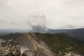 Eruption of Sinabung volcano, Sumatra Royalty Free Stock Photo