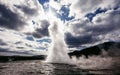 Eruption of Strokkur Geyser, Iceland Royalty Free Stock Photo