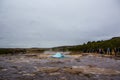 Eruption of Strokkur Geyser, Iceland