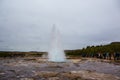 Eruption of Strokkur Geyser, Iceland