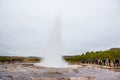 Eruption of Strokkur Geyser, Iceland