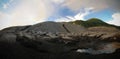 Eruption of Tavurvur volcano at Rabaul, New Britain island, Papua New Guinea Royalty Free Stock Photo