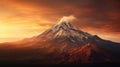 eruption volcanic mountains landscape