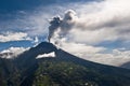 Eruption of a volcano Royalty Free Stock Photo