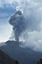 Eruption of a volcano Royalty Free Stock Photo