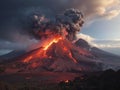 The Eruption of a Volcano Image