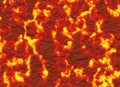 Eruption volcano. solidified lava texture Royalty Free Stock Photo