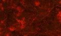 Eruption volcano. solidified red fire lava texture Royalty Free Stock Photo