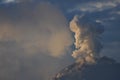 Eruption of a volcano Tungurahua Royalty Free Stock Photo