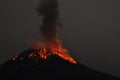 Eruption of a volcano Tungurahua Royalty Free Stock Photo