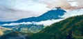 Eruption of a volcano Tungurahua, central Ecuador Royalty Free Stock Photo