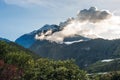 Eruption of a volcano Tungurahua, Ecuador Royalty Free Stock Photo