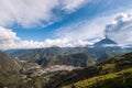 Eruption of a volcano Tungurahua in Ecuador Royalty Free Stock Photo