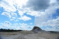 Eruption of White Dome Geyser at Yellowstone Royalty Free Stock Photo