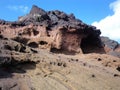 Eruptive deposits on Madeira Royalty Free Stock Photo