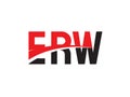 ERW Letter Initial Logo Design Vector Illustration Royalty Free Stock Photo